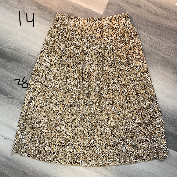 J Crew animal print skirt - Picture 3 of 5